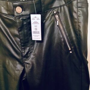 WHITE HOUSE BLACK MARKET -liquid jeans - olive - NEW WITH TAGS